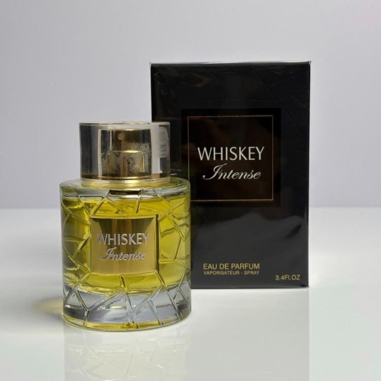 ادکلن فراگرنس ورد مدل ویسکی اینتنس whiskey intense حجم ۱۰۰ میل