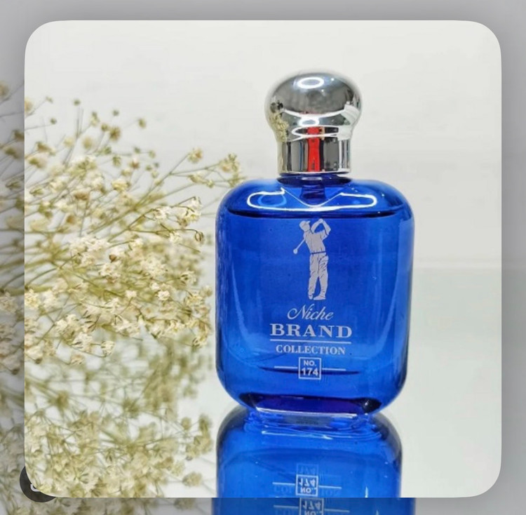 عطر ادکلن مردانه پولو آبی برند کالکشن کد 174 (Ralph Lauren Polo Blue) حجم 25 میل